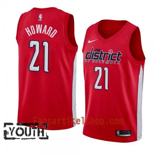 Washington Wizards Trikot Dwight Howard 21 2018-19 Nike Rot Swingman - Kinder Washington Wizards Trikot Dwight Howard 21 2018-19 Nike Rot Swingman - Kinder